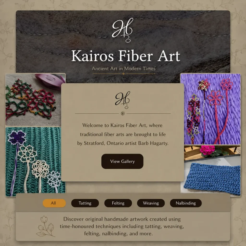 A thumnail for Kairos Fiber Art